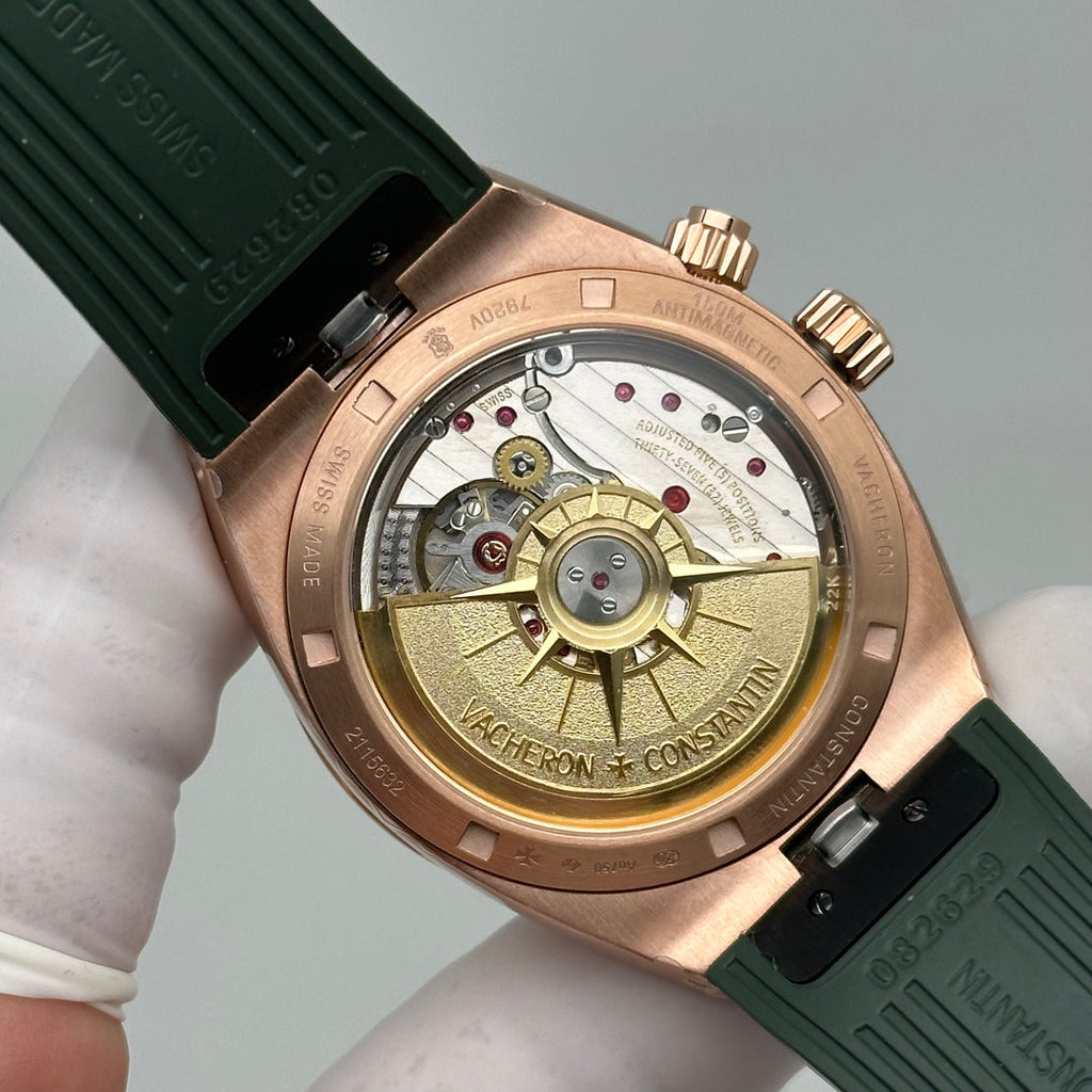 Vacheron Constantin Overseas Dual Time – Or rose – Cadran vert – Super Clone suisse