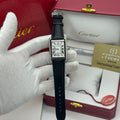Cartier Tank Classique Roma - Roman Dial Black Leather Watch