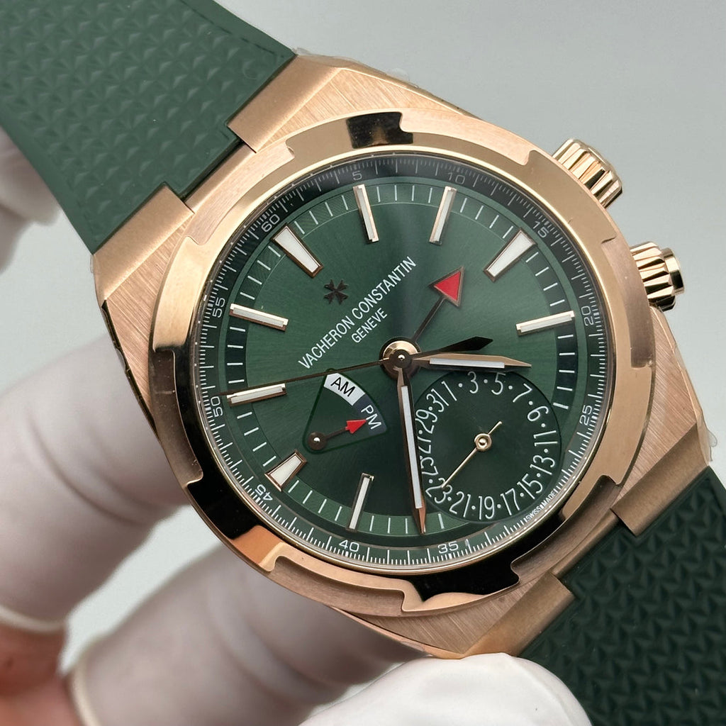 Vacheron Constantin Overseas Dual Time – Or rose – Cadran vert – Super Clone suisse