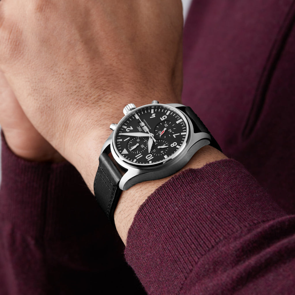 Chronographe de montre d'aviateur
