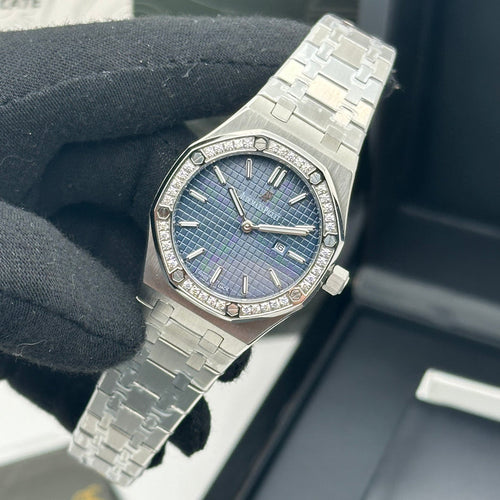 Audemars Piguet Royal Oak 33mm Stainless Steel / Silver Blue