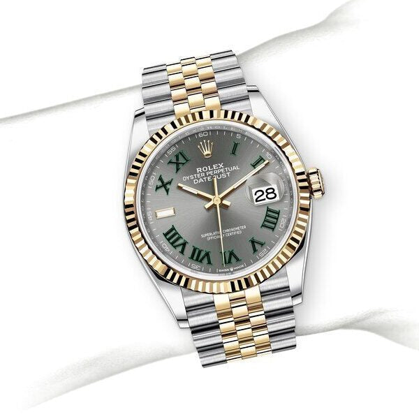 DATEJUST JAUNE/GRIS 36 mm