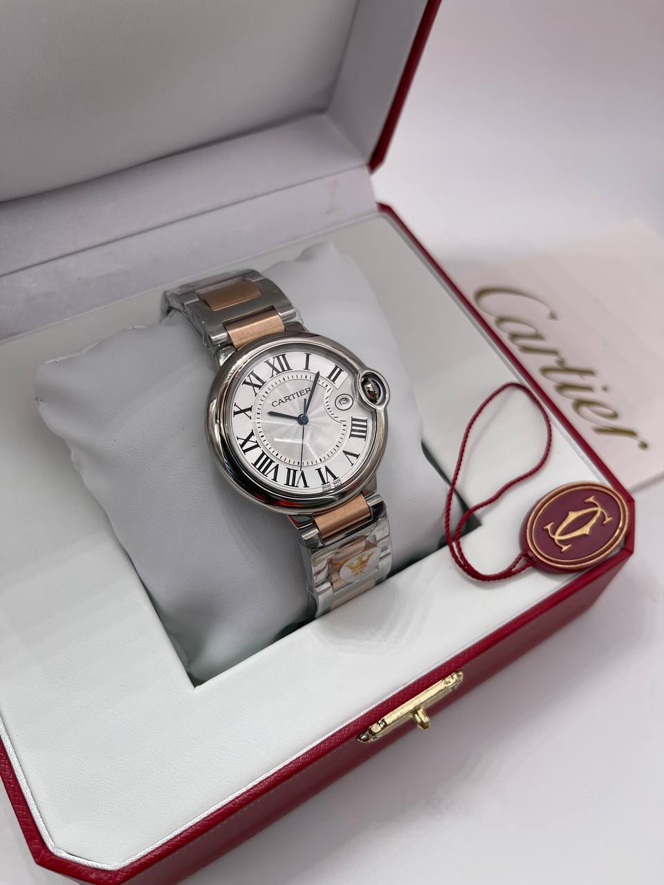 CARTIER Ballon Bleu Argenté/or rose