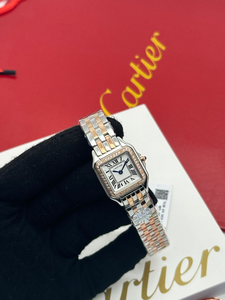 Cartier Panthère de Cartier Mini Two-Tone Gold 22mm– Diamond Bezel