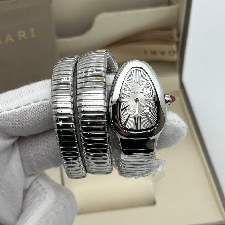 Bvlgari Serpenti Watch 35mm Sliver