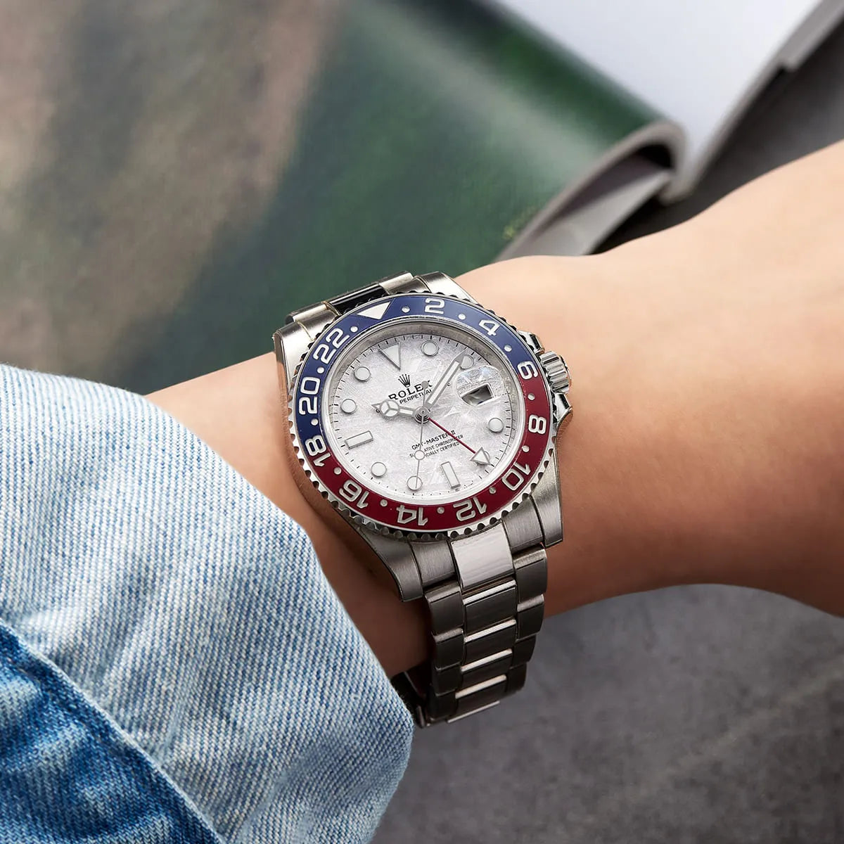 Montre Rolex GMT Master II pour homme 126719BLRO