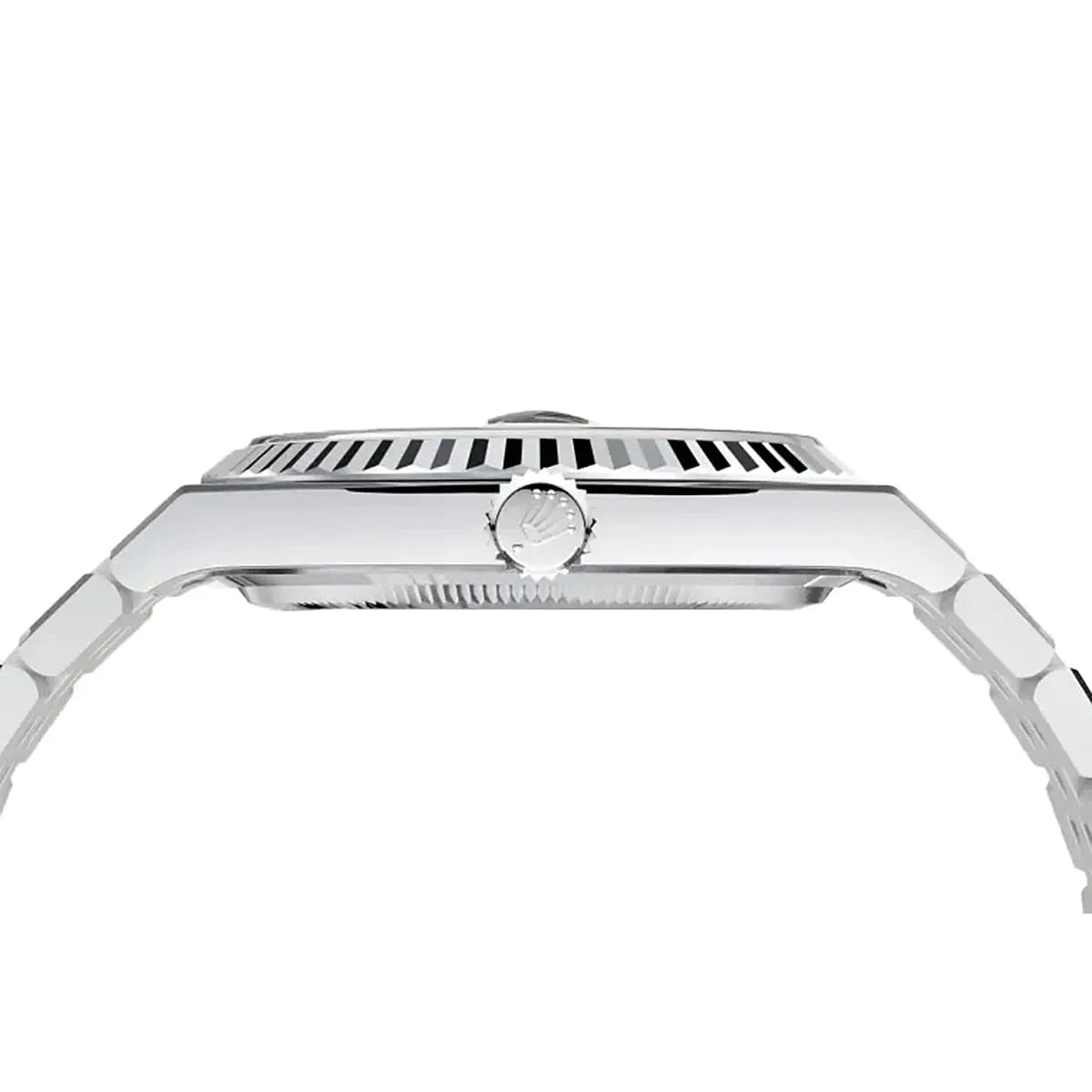 Montre Rolex Land-Dweller pour homme, cadran bleu glacier en nid d'abeille