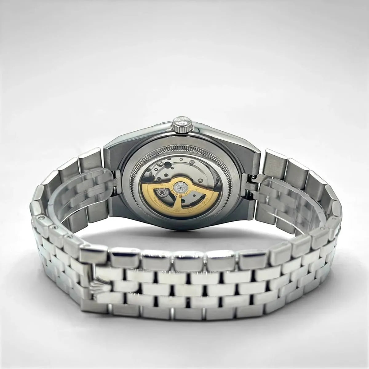 Montre Rolex Land-Dweller pour homme, cadran bleu glacier en nid d'abeille