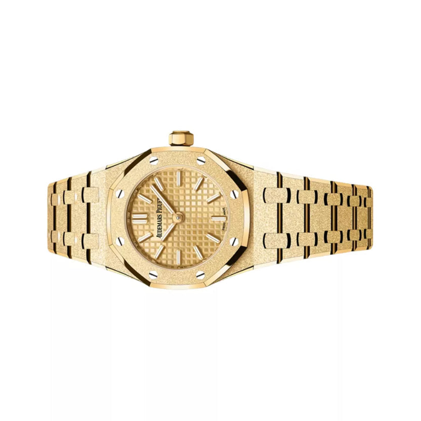 Montre Audemars Piguet Royal Oak Mini 67630BA.GG.1312BA.01 en or jaune givré 23 mm pour femme