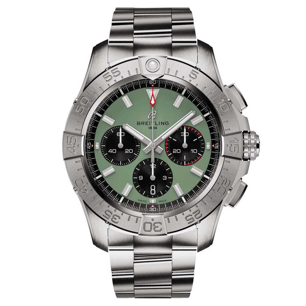 Montre Breitling Avenger B01 Chronograph cadran vert