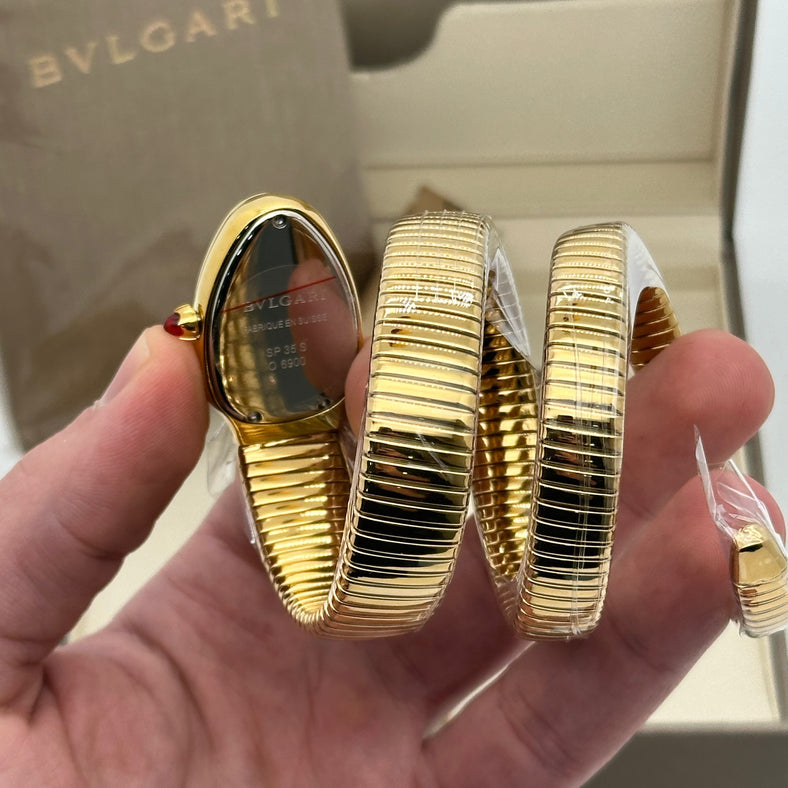 Bvlgari Serpenti Watch Gold 35mm