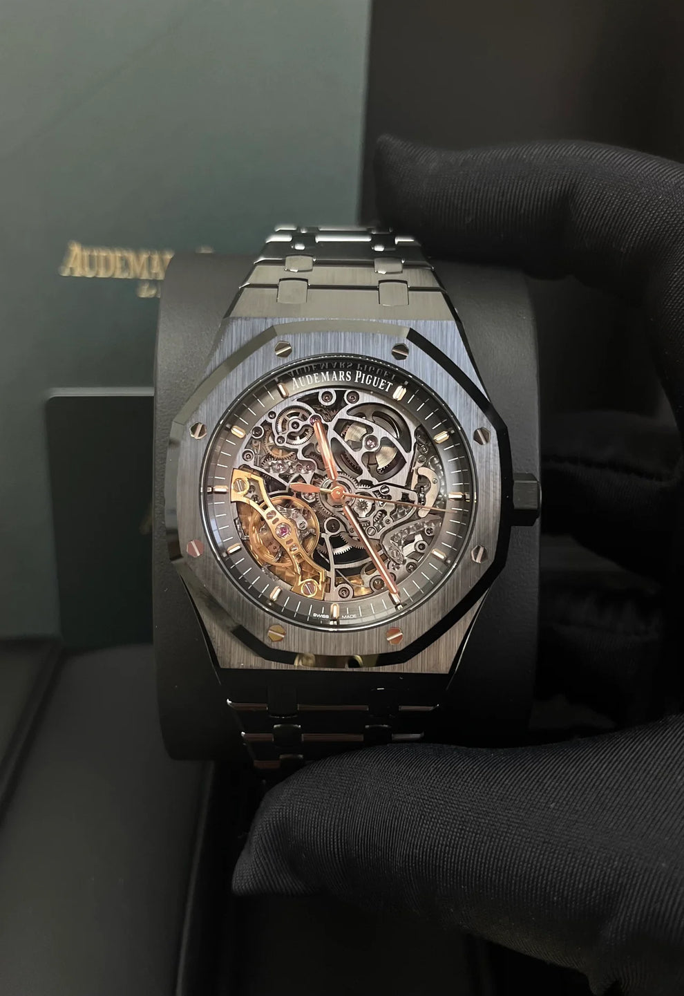 Audemars Piguet Royal Oak Skeleton Dial black