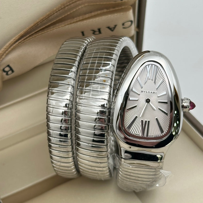 Bvlgari Serpenti Watch 35mm Sliver