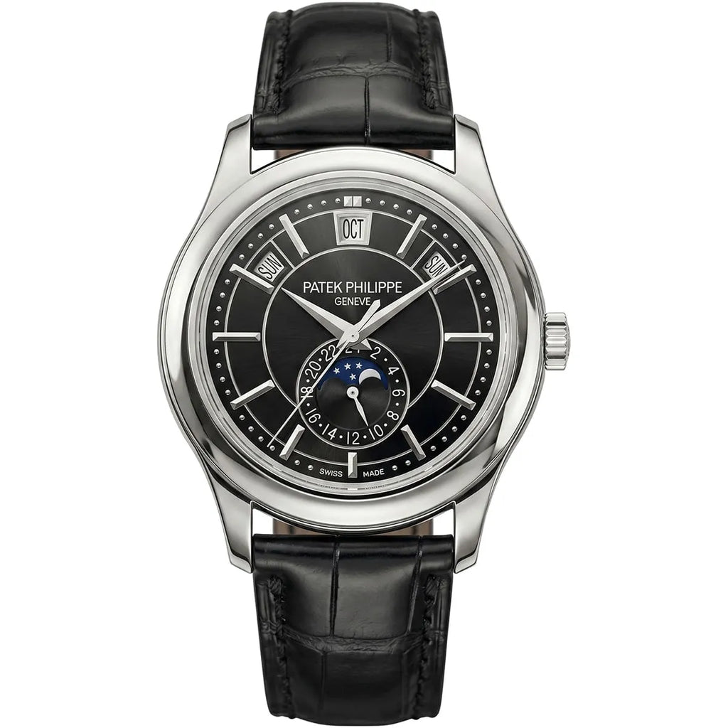 Montre Patek Philippe Nautilus 5726A pour homme, cadran noir et calendrier annuel