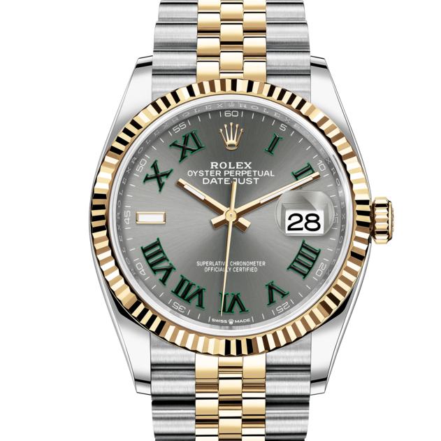 DATEJUST JAUNE/GRIS 36 mm